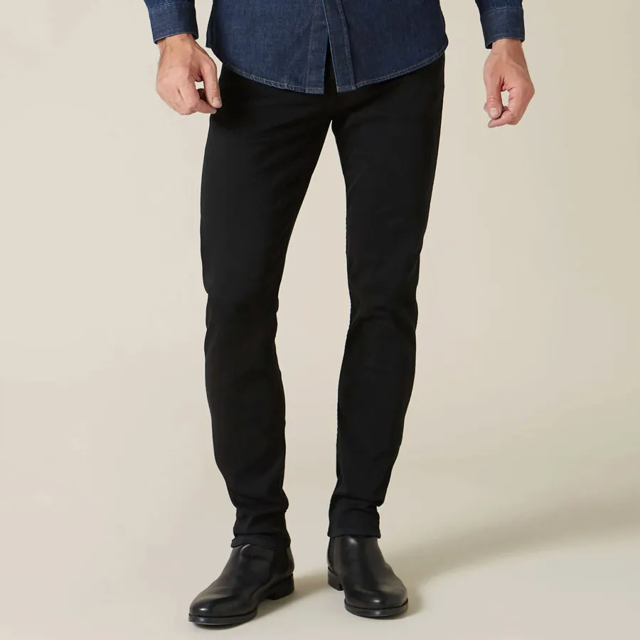 7 For All Mankind - Slimmy Tapered Luxe Jeans in Black