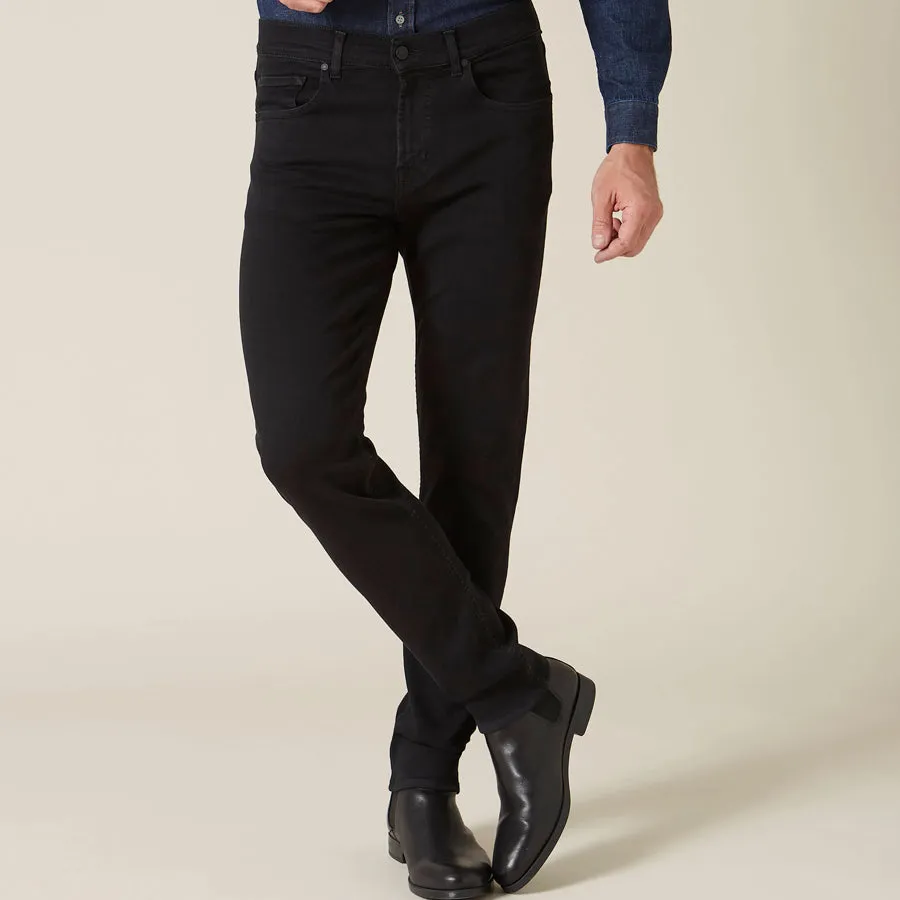 7 For All Mankind - Slimmy Tapered Luxe Jeans in Black