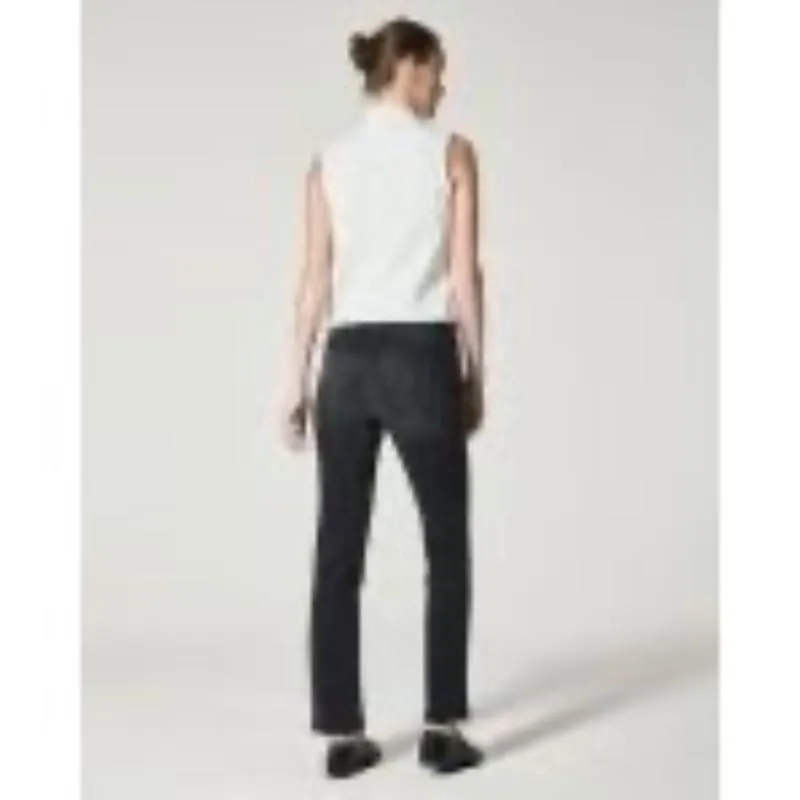 Ankle Straight Leg Jean - Black