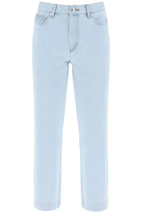 A.p.c. new sailor straight cut cropped jeans COGXK F09131 BLEACHED OUT