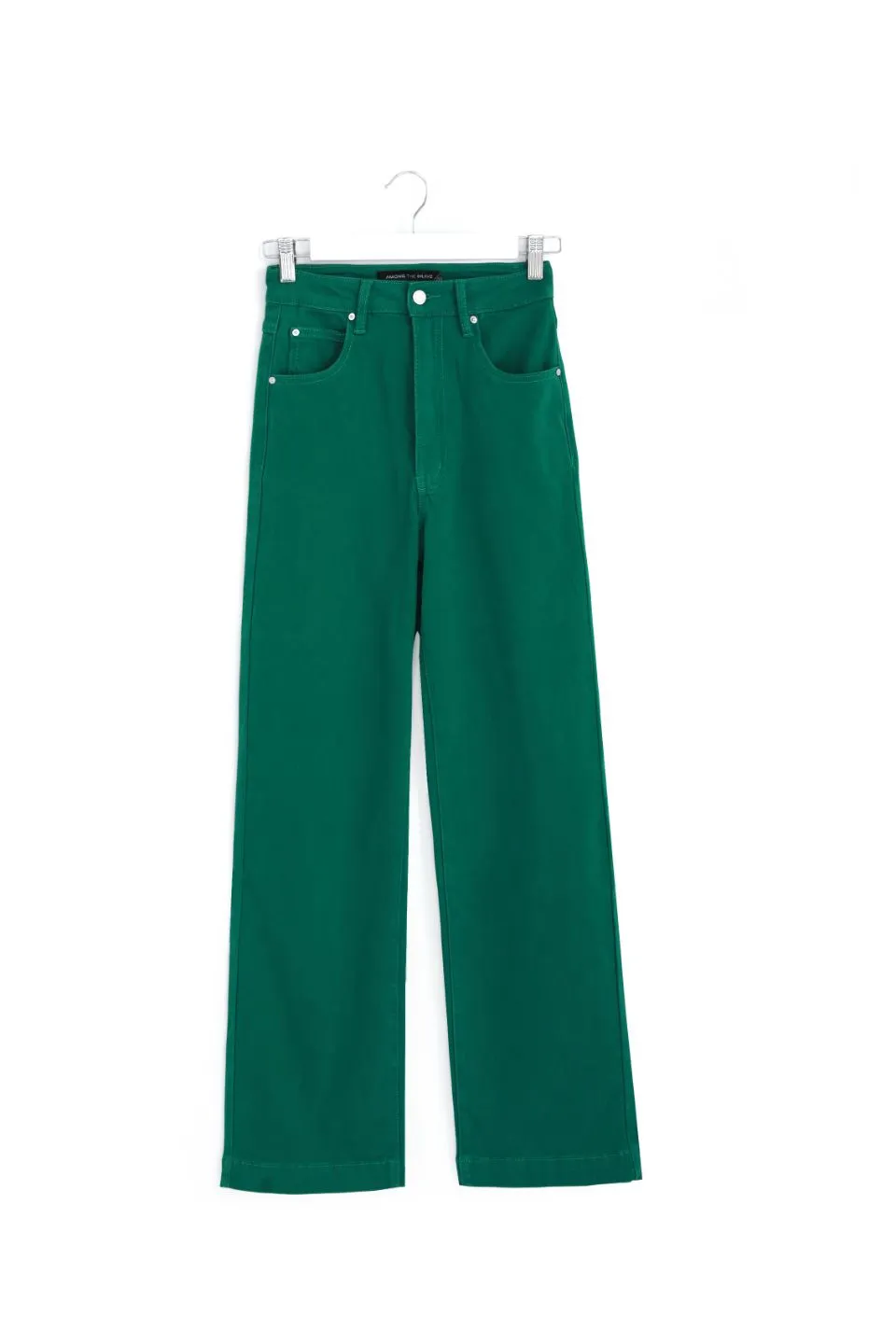 Billie Apple Green Wide Leg Jeans