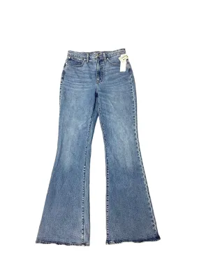 Blue Denim Jeans Flared Madewell, Size 6