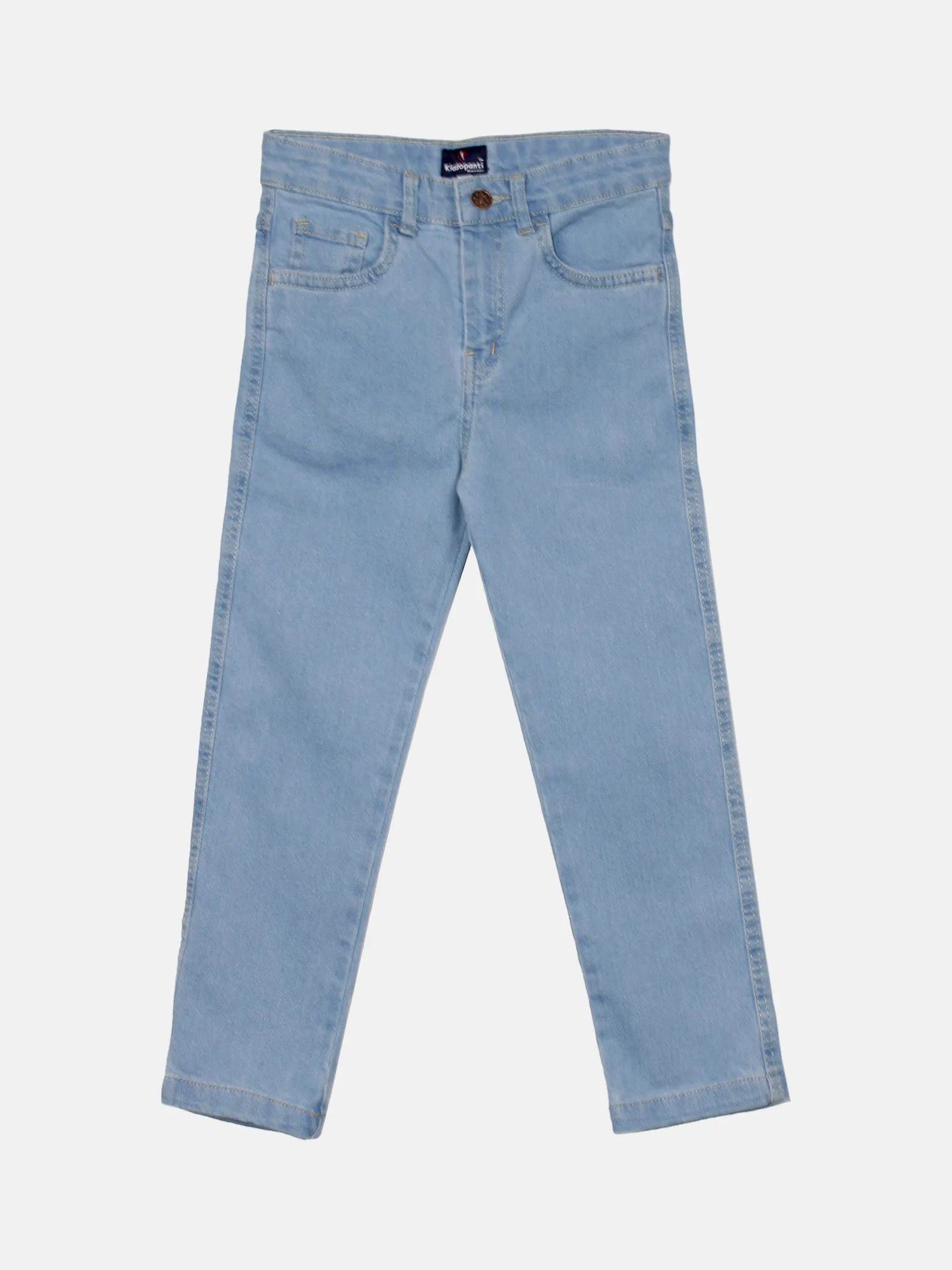 Boys Pack of 2 Denim Full Length Washed Jeans With Stretch