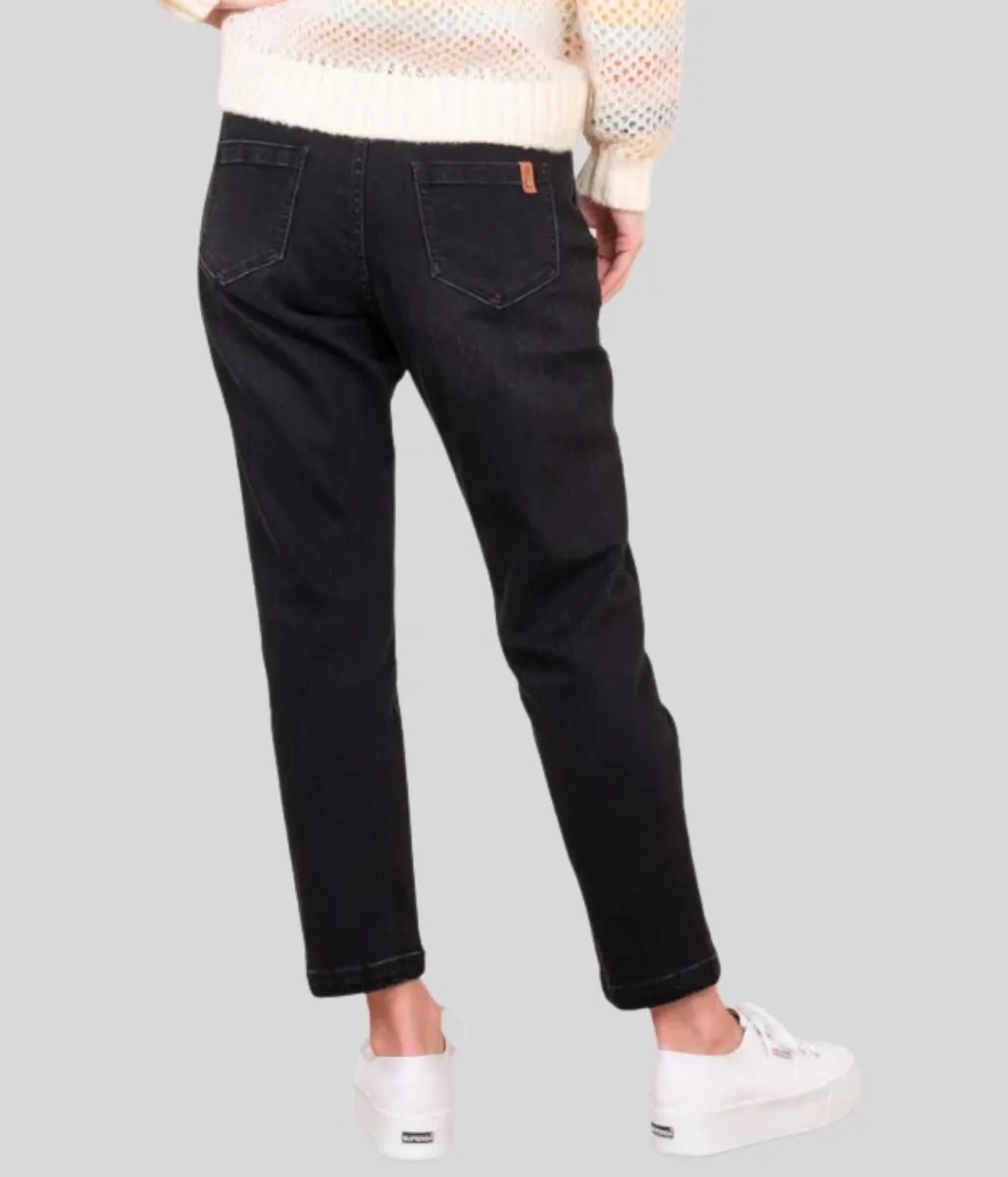 Brakeburn Black Mom Fit Jeans