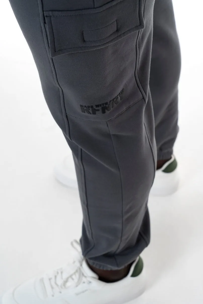 Cargo Track Pants _ 146601 _ Charcoal