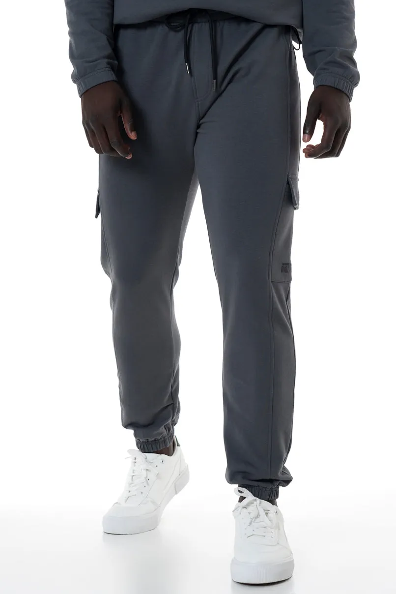 Cargo Track Pants _ 146601 _ Charcoal