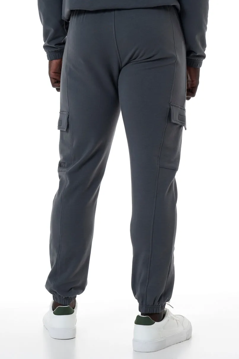 Cargo Track Pants _ 146601 _ Charcoal