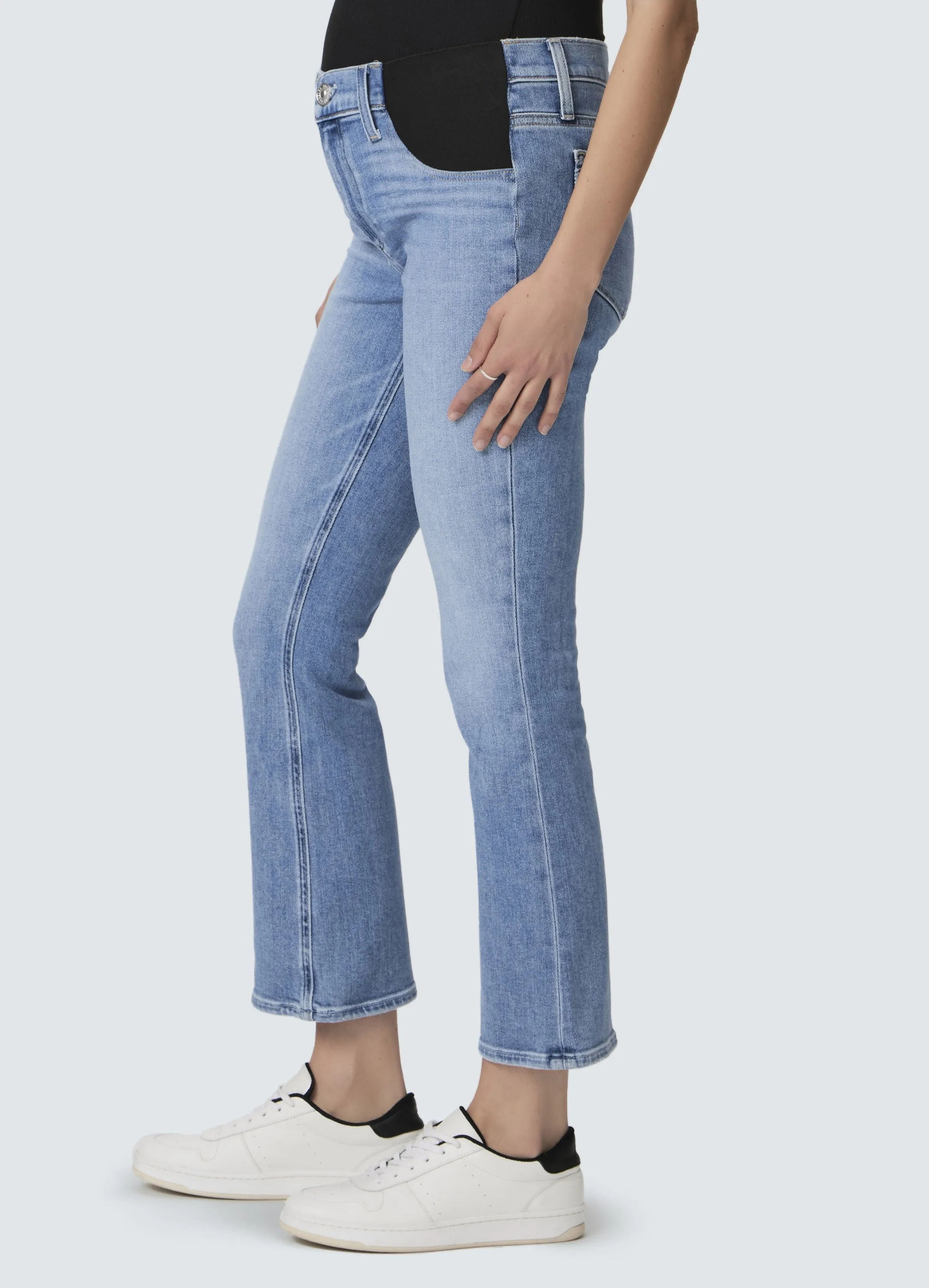 Claudine Ankle Flare Maternity Jeans