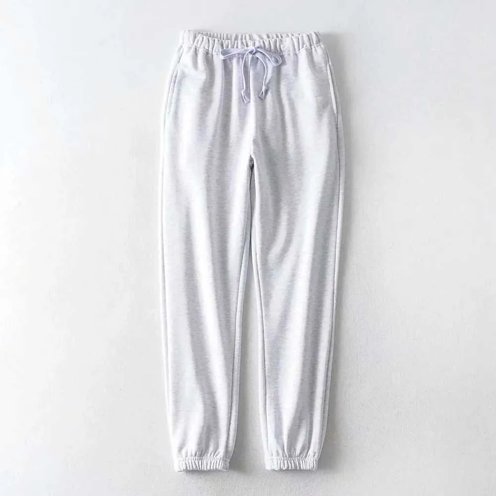 Comfortable Knit High Waisted Workout Jogger Sweatpants