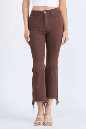 Hidden Happi Chocolate Flare Jeans