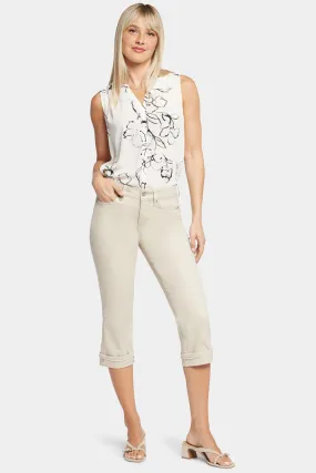 Marilyn Straight Crop Jeans - Feather