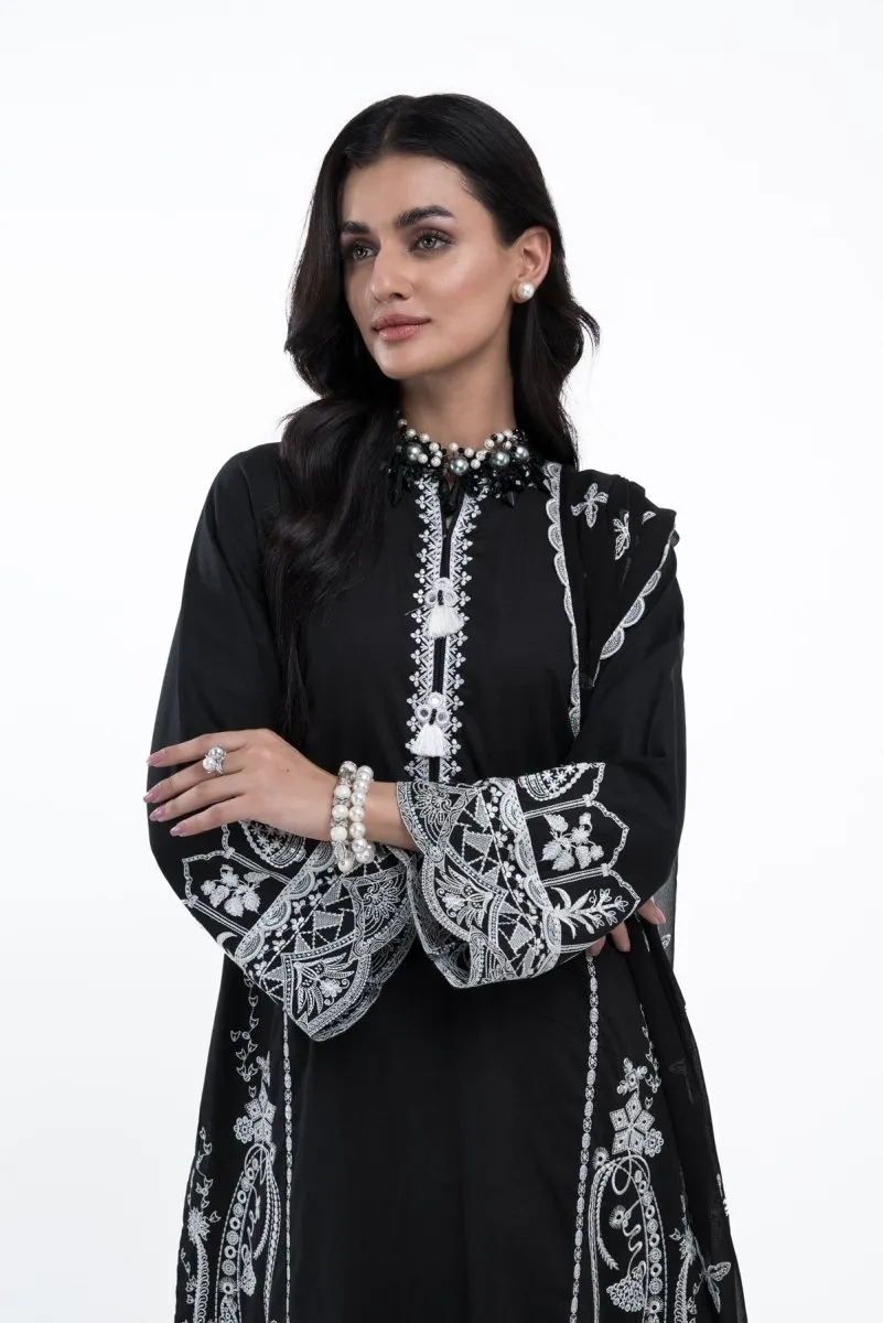 Mihrimah Embroidered Cambric 3 Piece Suit MIH43