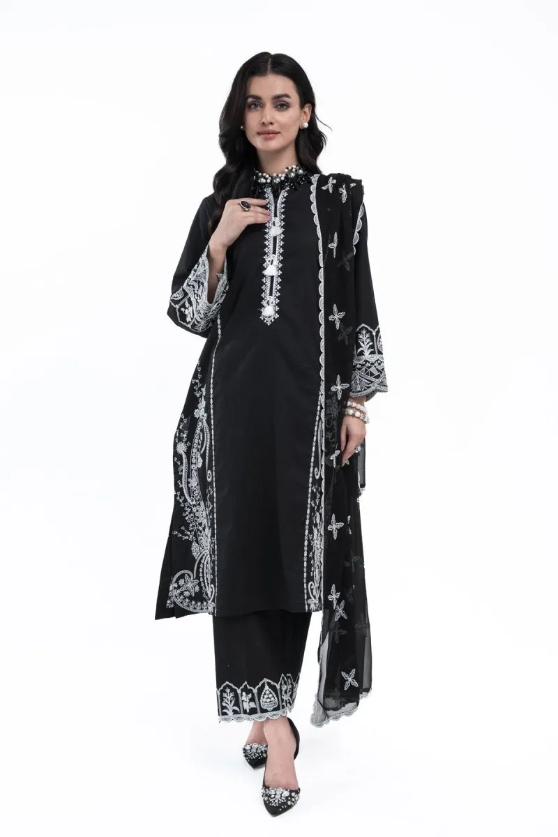 Mihrimah Embroidered Cambric 3 Piece Suit MIH43