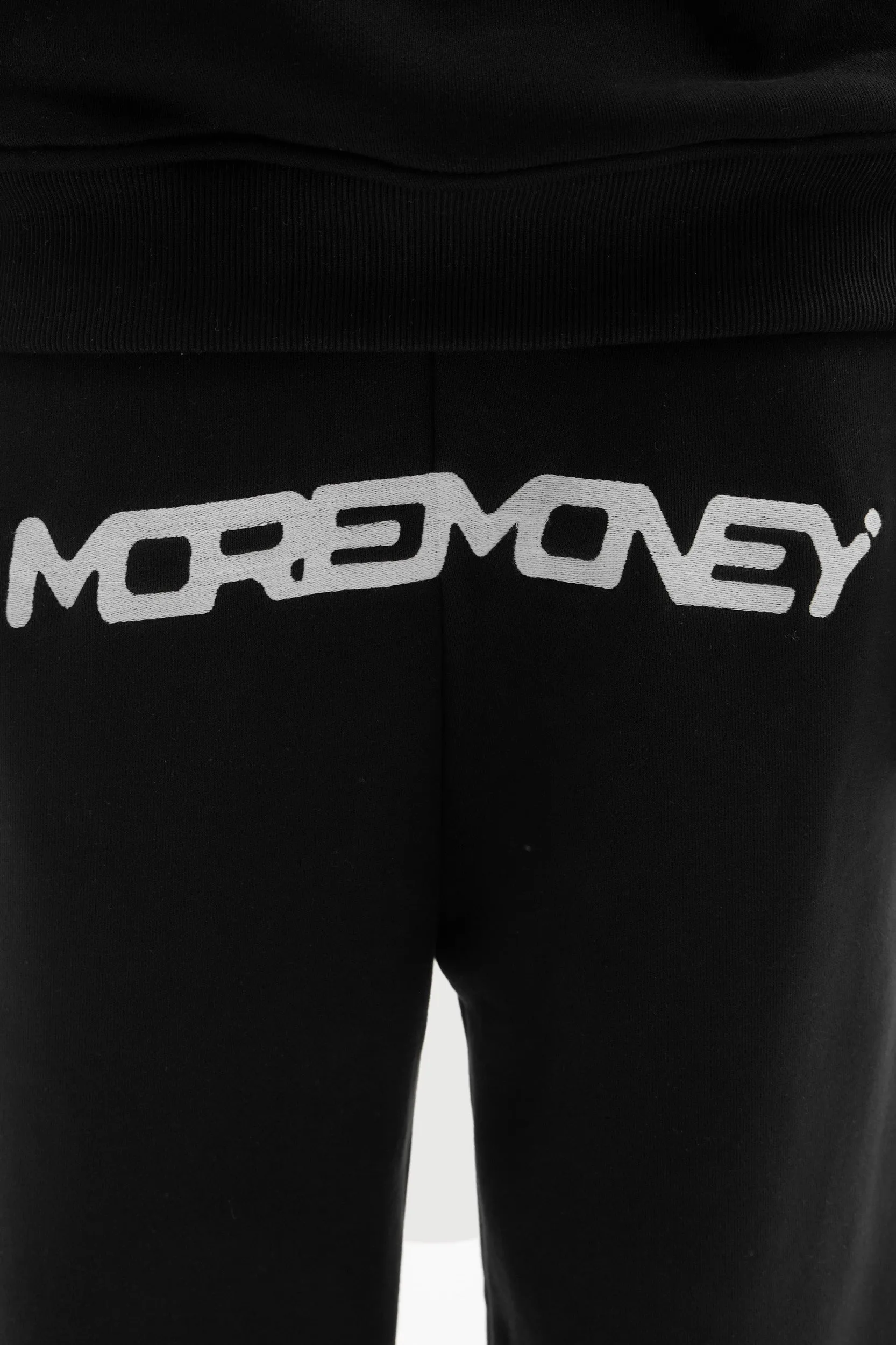 MORE MONEY LOGO JOGGER BLACK