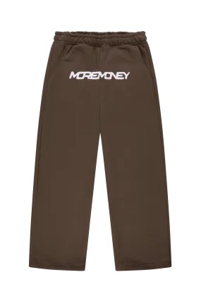 MORE MONEY LOGO JOGGER BROWN