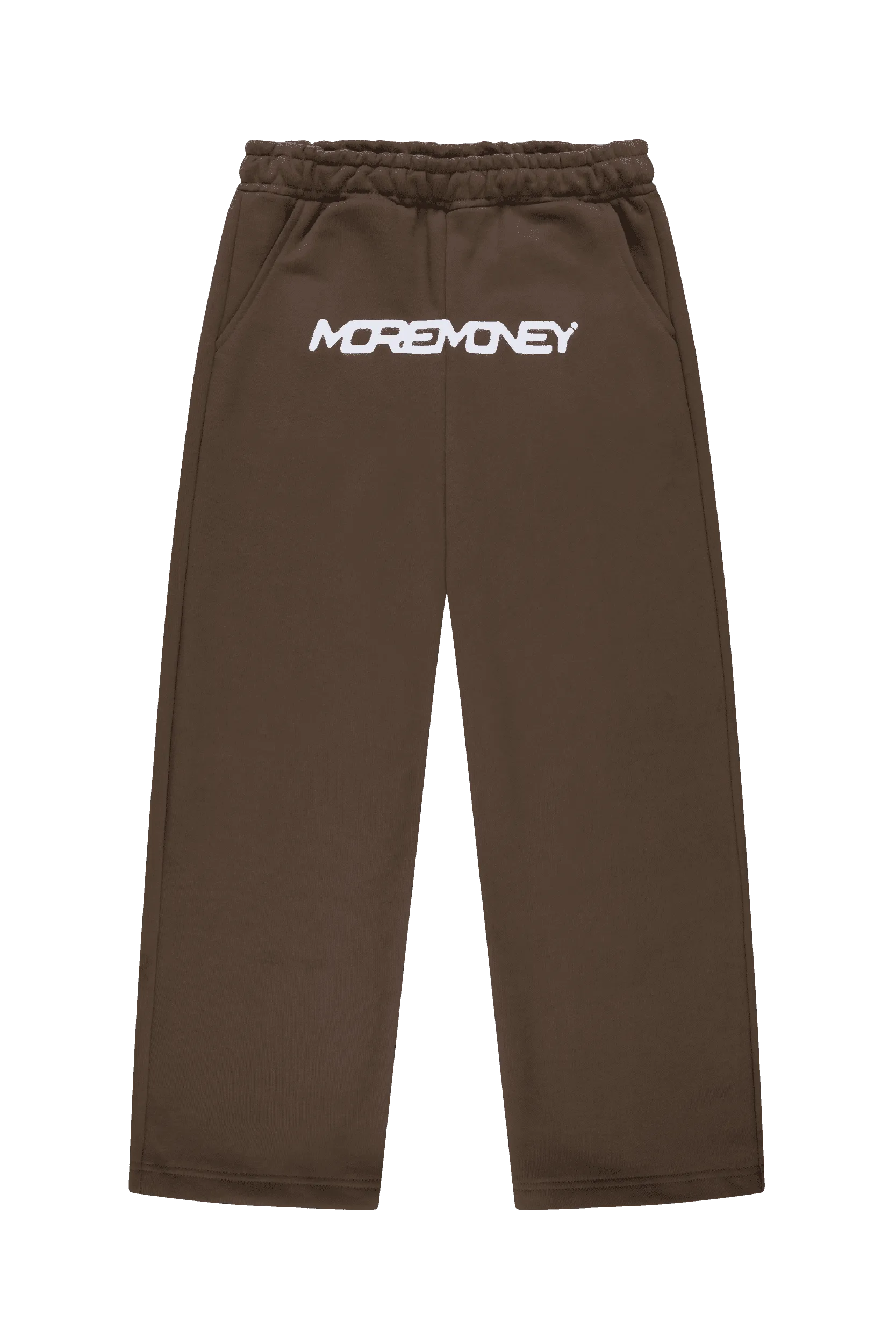 MORE MONEY LOGO JOGGER BROWN