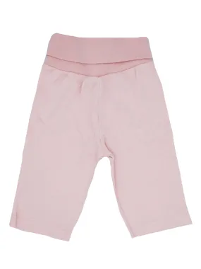 Organic Rolled Waist Trousers - Pink