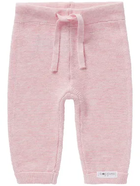 Pink Knitted Trousers - Organic Cotton