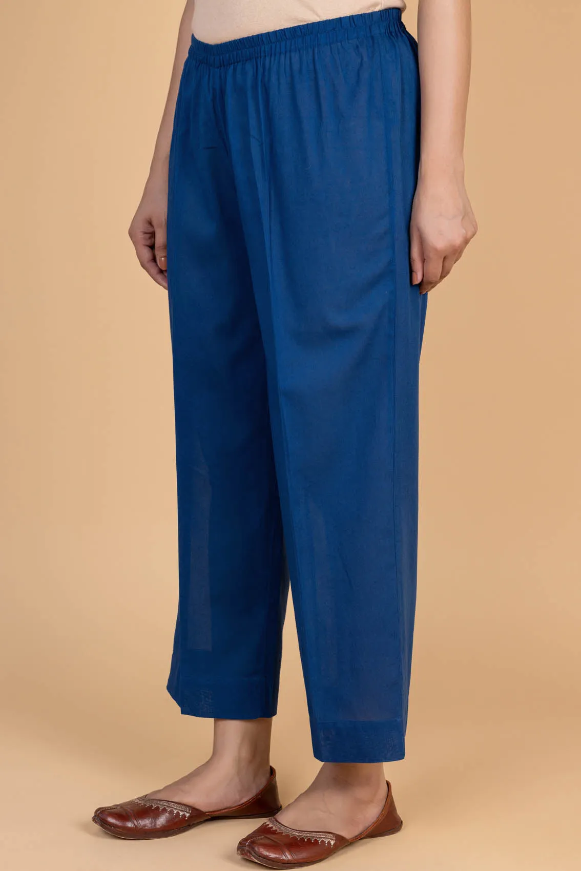 Royal Blue Basic Trousers